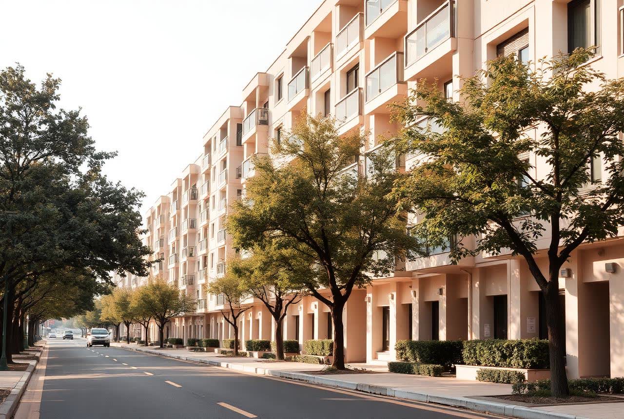 Ankara Çankaya semtinde günlük kiralık ev bölgesinden görünüm