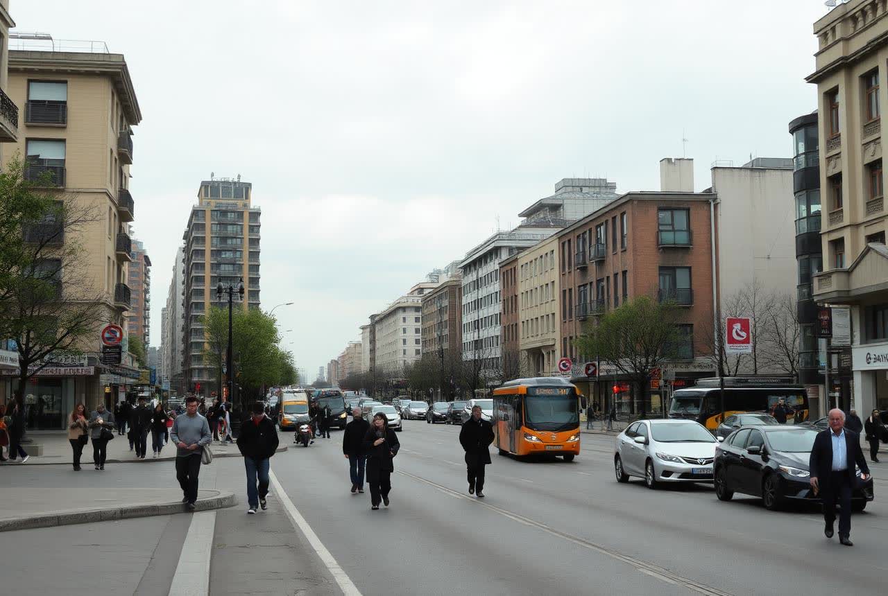 Ankara Kızılay semtinde günlük kiralık ev bölgesinden görünüm